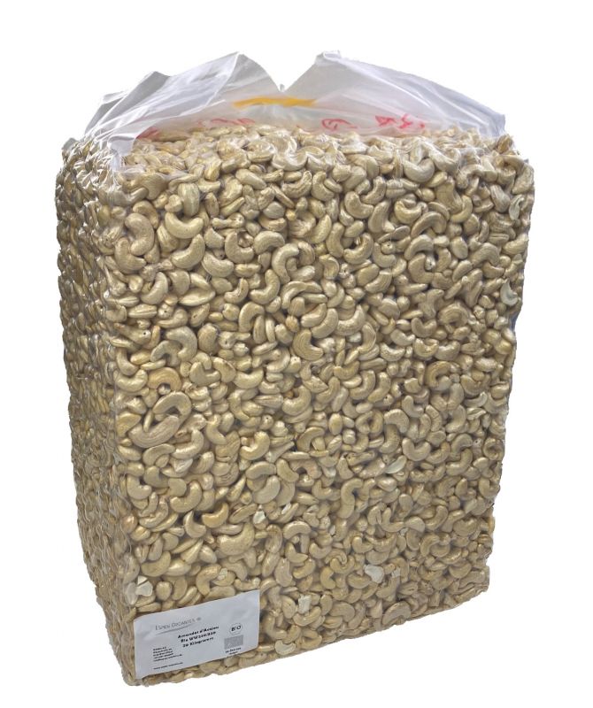 20 kg Organic Cashew Kernels Prime Grade